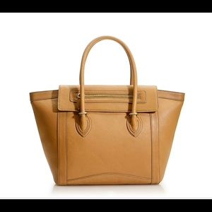 JCrew Tillary Tote in Warm Sienna.